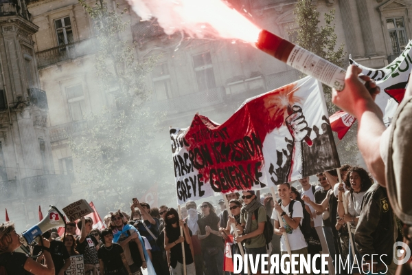Manifestation du 18 Septembre, Montpellier
