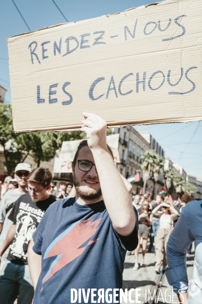 Manifestation du 18 Septembre, Montpellier