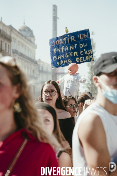 Manifestation du 18 Septembre, Montpellier