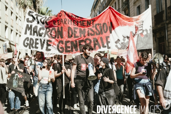 Manifestation du 18 Septembre, Montpellier