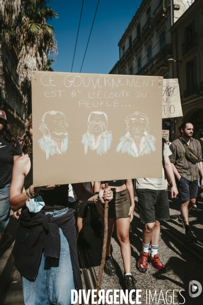 Manifestation du 18 Septembre, Montpellier