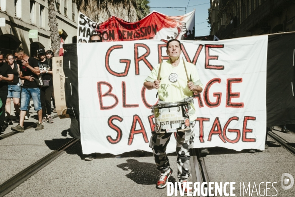 Manifestation du 18 Septembre, Montpellier