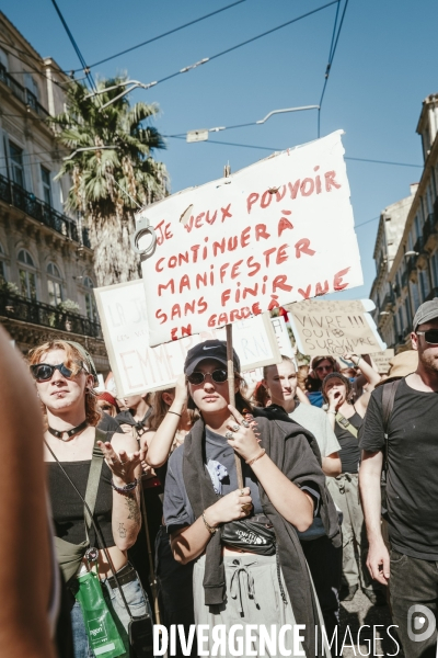 Manifestation du 18 Septembre, Montpellier
