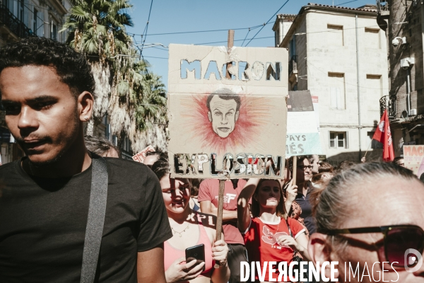Manifestation du 18 Septembre, Montpellier
