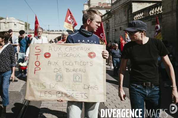 Manifestation du 18 Septembre, Montpellier