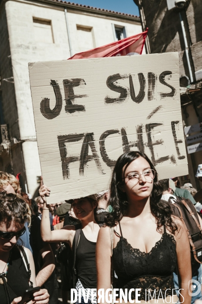 Manifestation du 18 Septembre, Montpellier