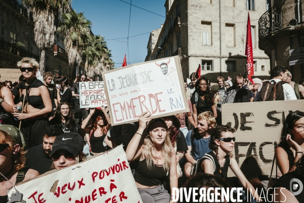 Manifestation du 18 Septembre, Montpellier