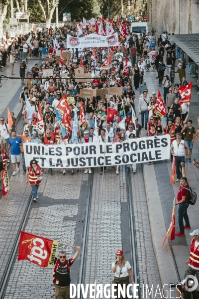 Manifestation du 18 Septembre, Montpellier
