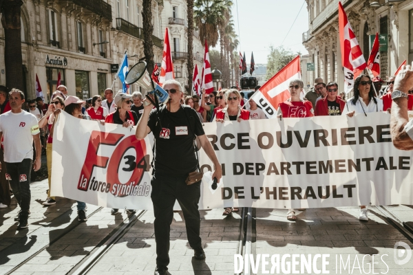 Manifestation du 18 Septembre, Montpellier