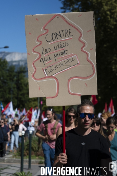 Annecy - Manifestation nationale intersyndicale du 18 sept 2025