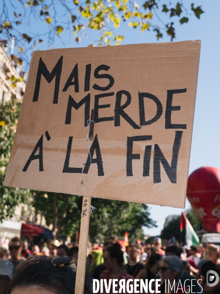 Manifestation unitaire du 18 septembre 2025