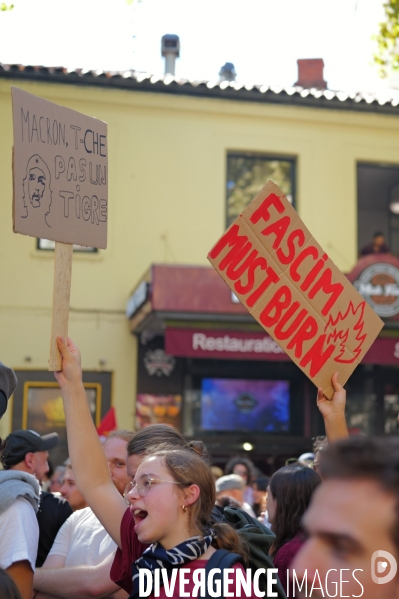 Manifestation mobilisation intersyndicale à Toulouse