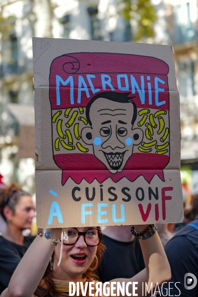 Manifestation mobilisation intersyndicale à Toulouse