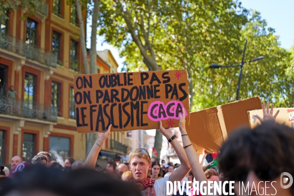 Manifestation mobilisation intersyndicale à Toulouse