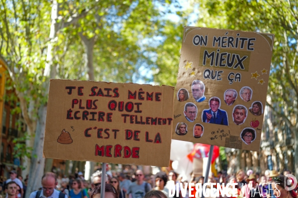 Manifestation mobilisation intersyndicale à Toulouse