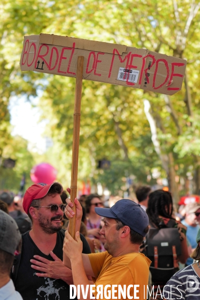 Manifestation mobilisation intersyndicale à Toulouse