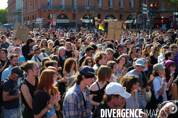 Manifestation mobilisation intersyndicale à Toulouse