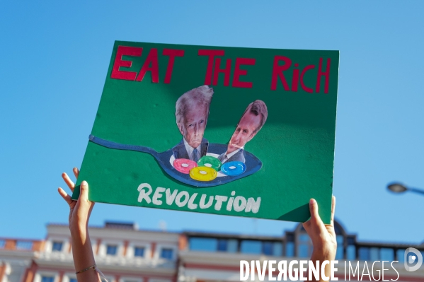 Manifestation mobilisation intersyndicale à Toulouse