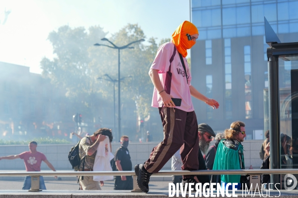Manifestation mobilisation intersyndicale à Toulouse