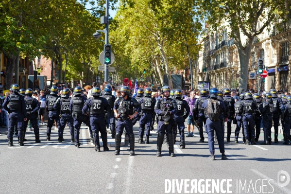 Manifestation mobilisation intersyndicale à Toulouse