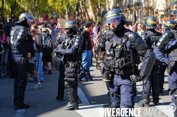 Manifestation mobilisation intersyndicale à Toulouse