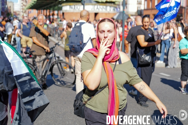 Manifestation mobilisation intersyndicale à Toulouse