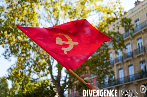 Manifestation mobilisation intersyndicale à Toulouse