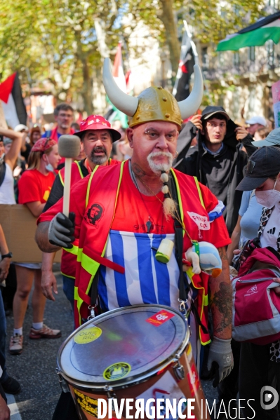 Manifestation mobilisation intersyndicale à Toulouse