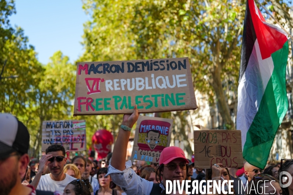 Manifestation mobilisation intersyndicale à Toulouse