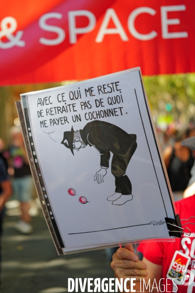 Manifestation mobilisation intersyndicale à Toulouse