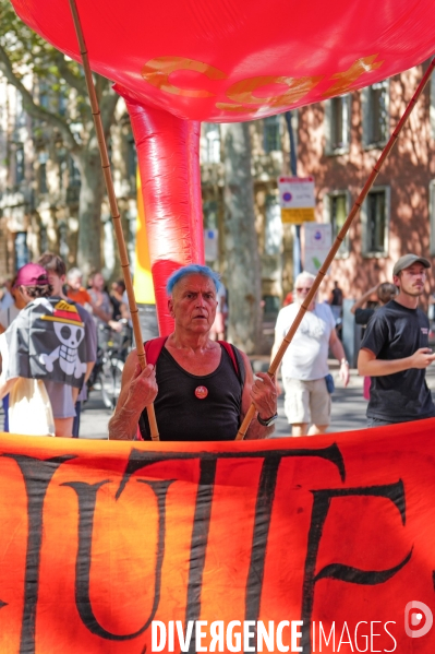 Manifestation mobilisation intersyndicale à Toulouse