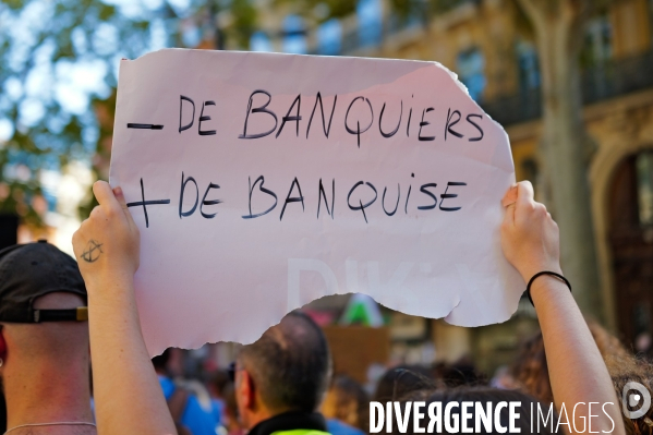 Manifestation mobilisation intersyndicale à Toulouse