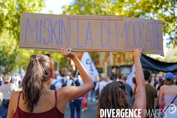 Manifestation mobilisation intersyndicale à Toulouse