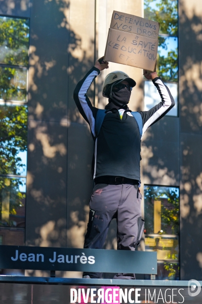 Manifestation mobilisation intersyndicale à Toulouse