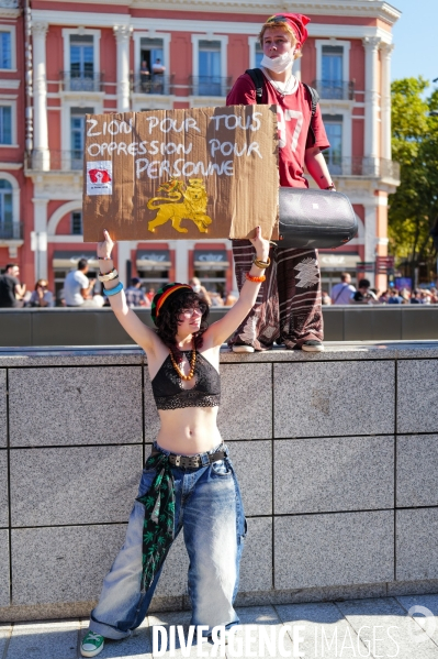 Manifestation mobilisation intersyndicale à Toulouse