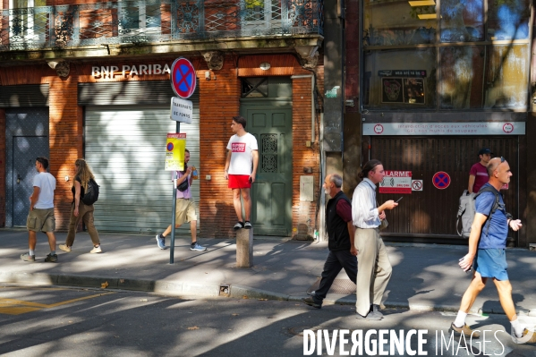 Manifestation mobilisation intersyndicale à Toulouse