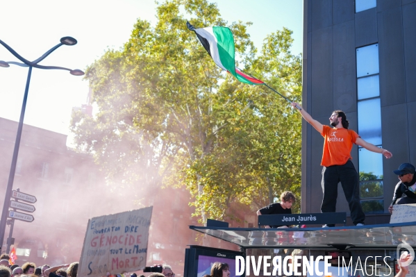 Manifestation mobilisation intersyndicale à Toulouse