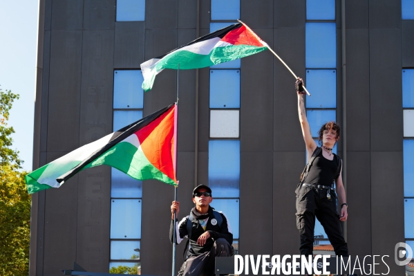 Manifestation mobilisation intersyndicale à Toulouse