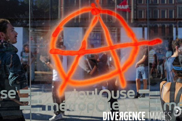 Manifestation mobilisation intersyndicale à Toulouse