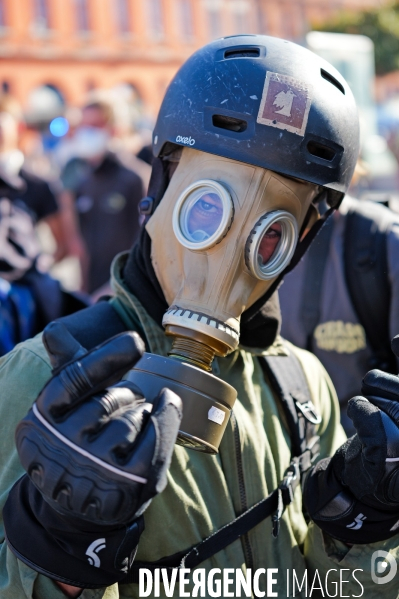 Manifestation mobilisation intersyndicale à Toulouse