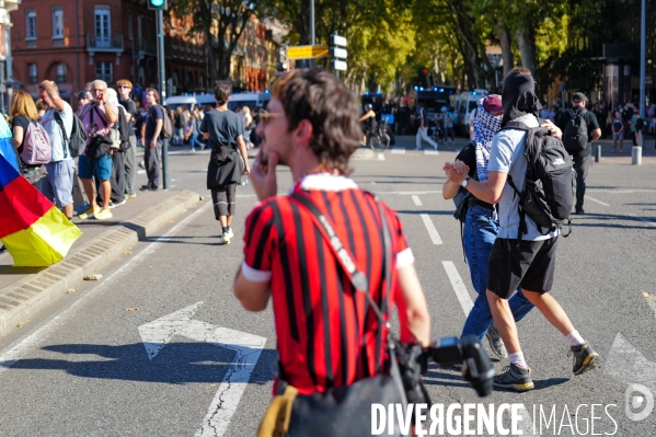 Manifestation mobilisation intersyndicale à Toulouse
