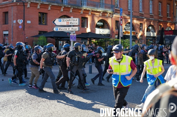 Manifestation mobilisation intersyndicale à Toulouse