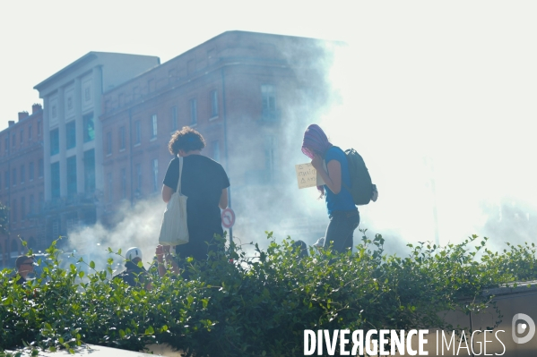 Manifestation mobilisation intersyndicale à Toulouse