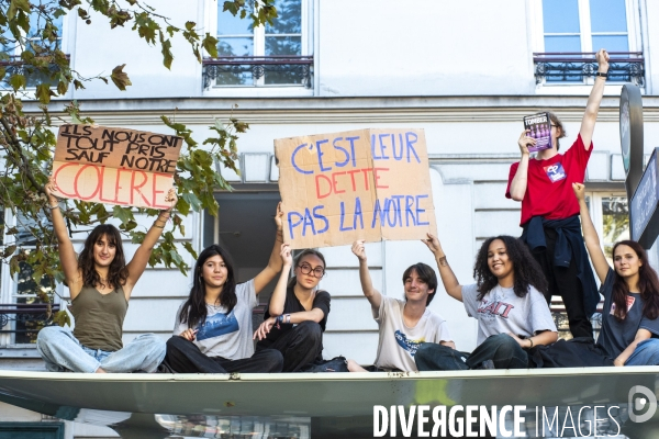 Mobilisation contre le gouvernement Lecornu, à l appel des syndicats le 18 septembre à Paris.