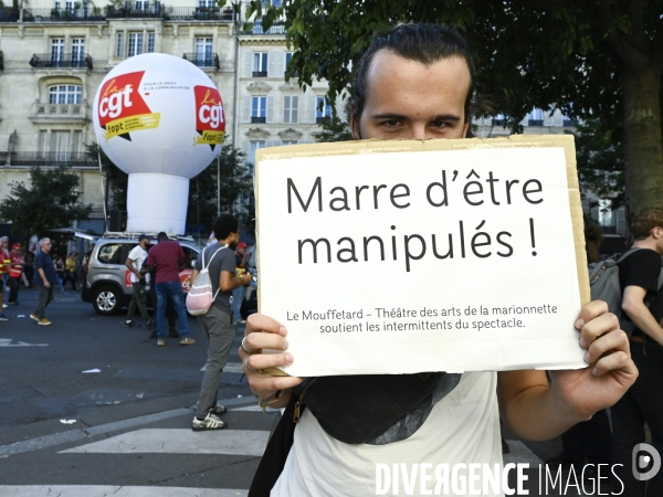 Mobilisation contre le gouvernement Lecornu, à l appel des syndicats le 18 septembre à Paris.