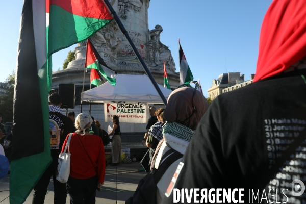 Rassemblement pro-palestine