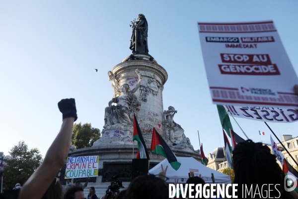 Rassemblement pro-palestine