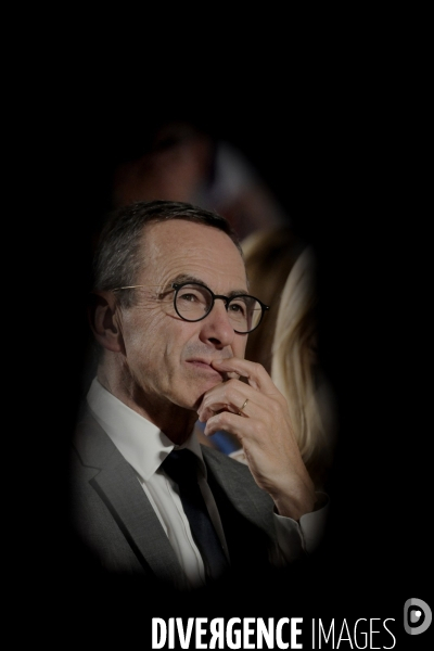 Dernier meeting de michel barnier avant le premier tour de la législative anticipée  