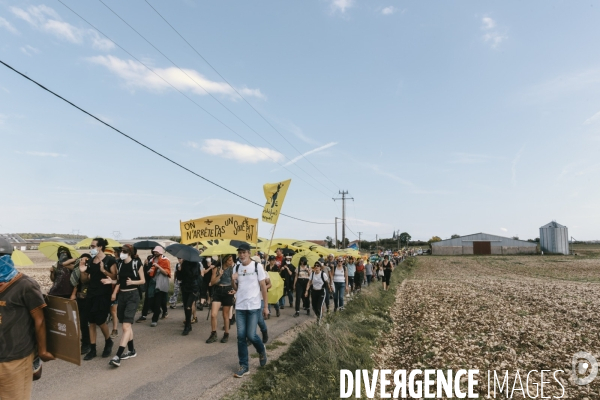 Manifestation du futur a Bure contre le projet d’enfouissement de dechets nucleaires Cigeo