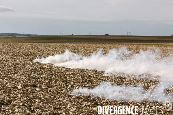 Manifestation du futur a Bure contre le projet d’enfouissement de dechets nucleaires Cigeo